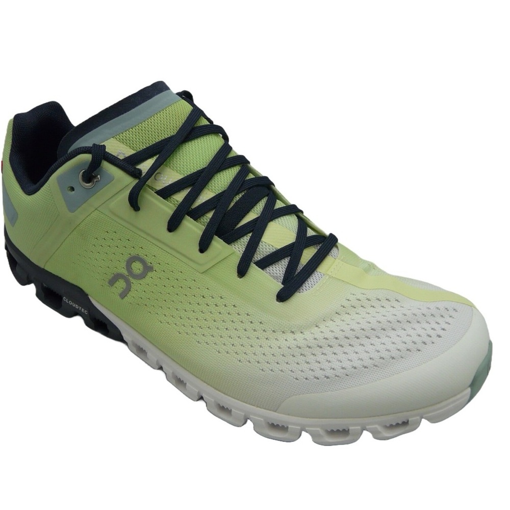 Men's On Cloudflow Meadow & White Size 13 Running shoes